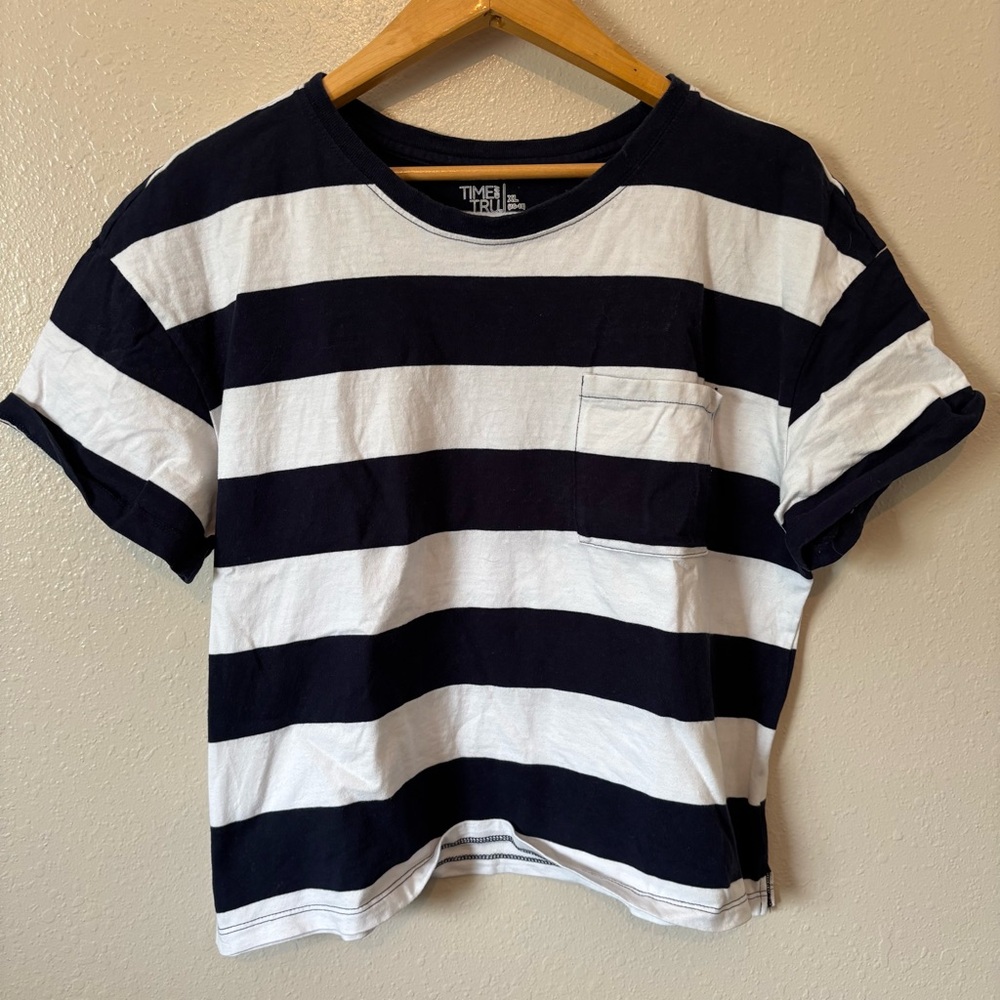Time and Tru Striped tee